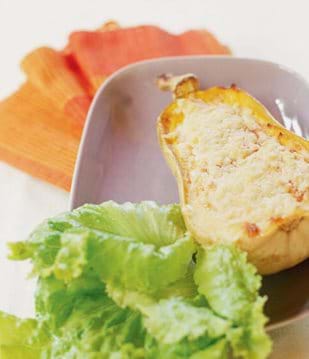 Gratinéed Squash With Egg Cream Filling