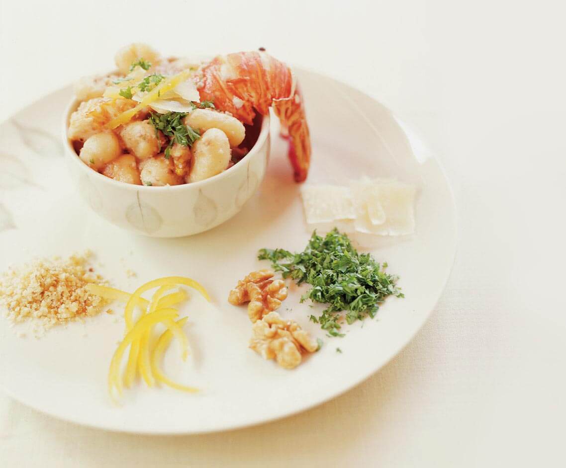 Gnocchi With Lobster And Walnut Sauce (1)