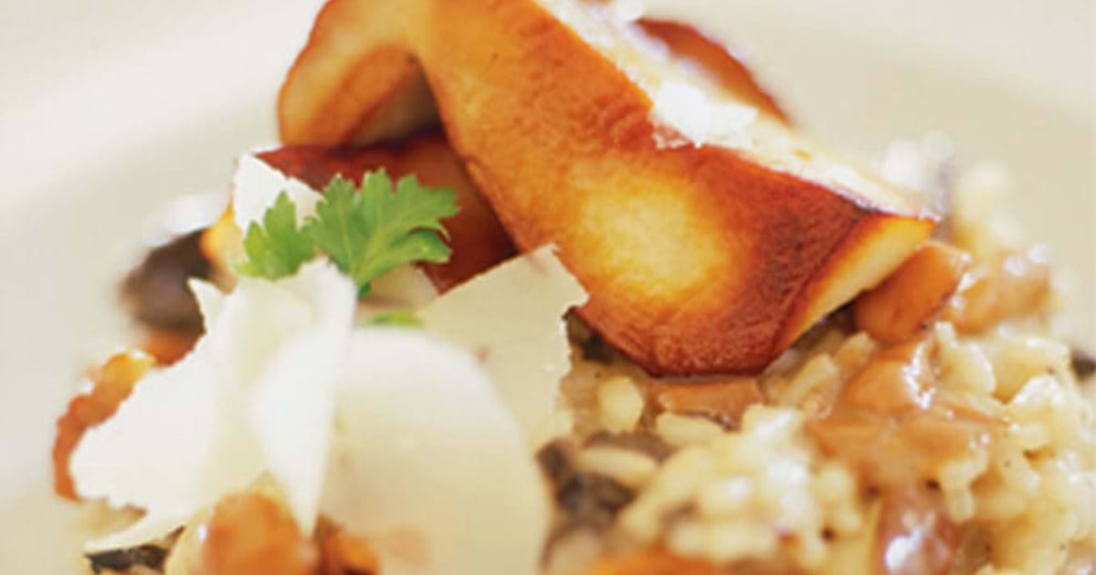 Wild Mushroom Risotto Recipe - Sandeman Sherry Recipes