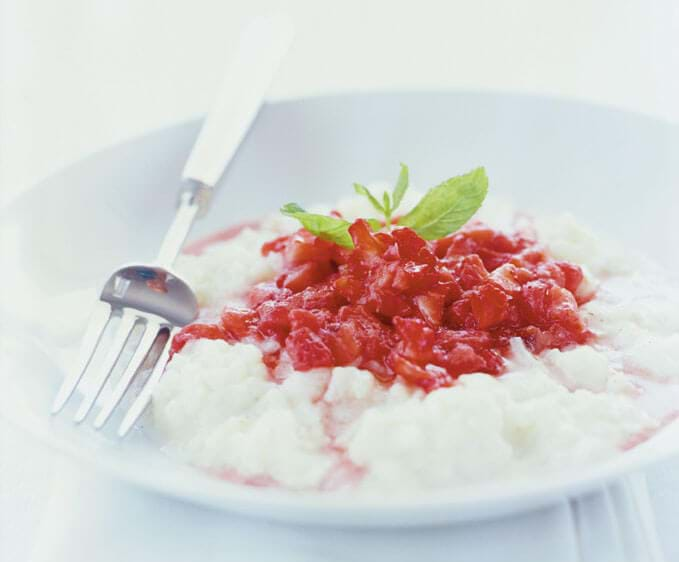 Strawberry And Vanilla Risotto