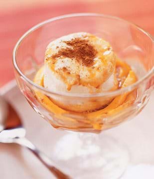 Caramelized Mango Puffs