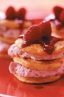 Blinis With Raspberries