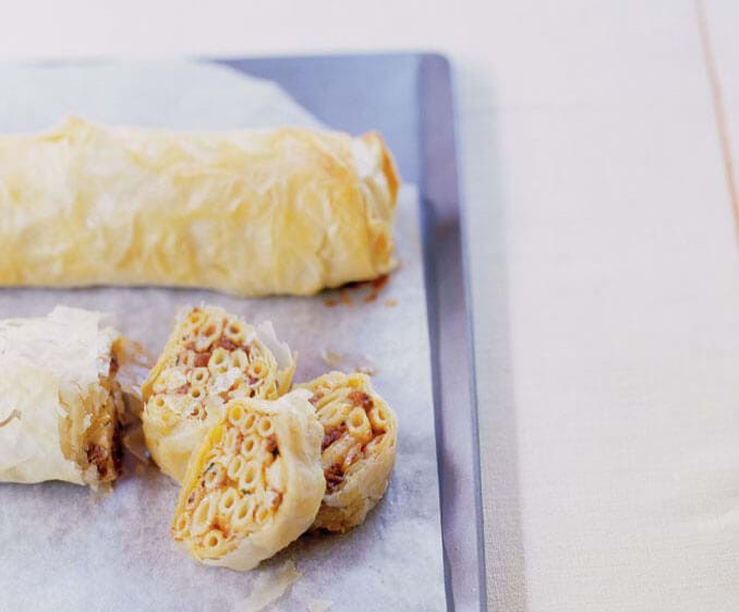 Penne And Bolognaise Strudel