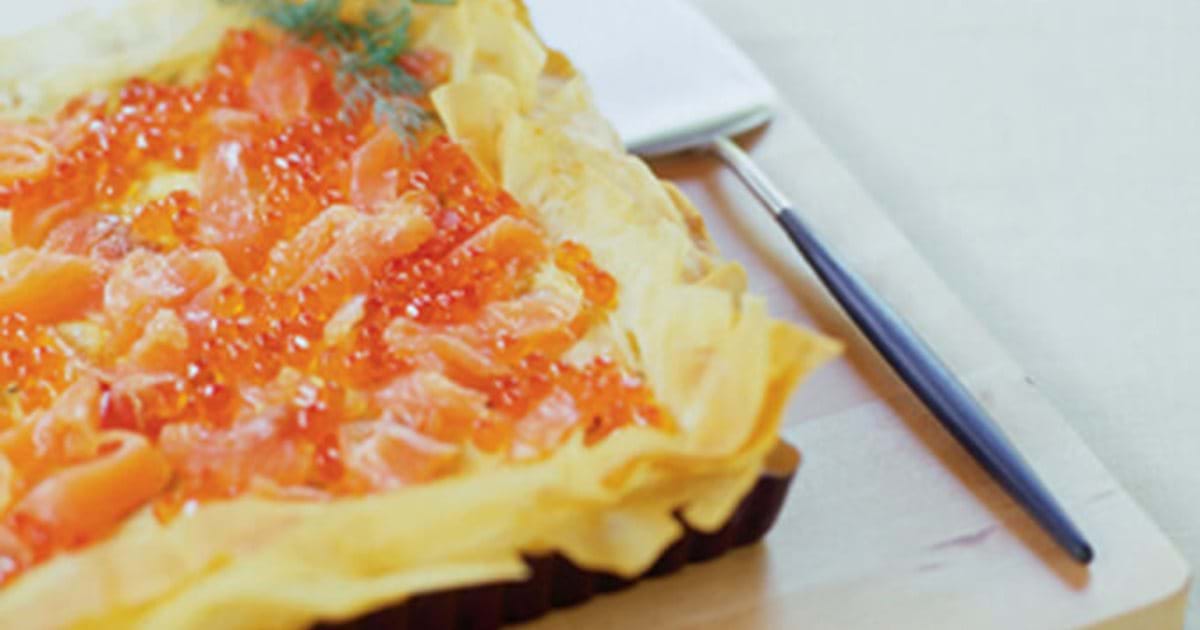 Smoked Salmon Pie Recipe - Sherry Recipes | Sandeman